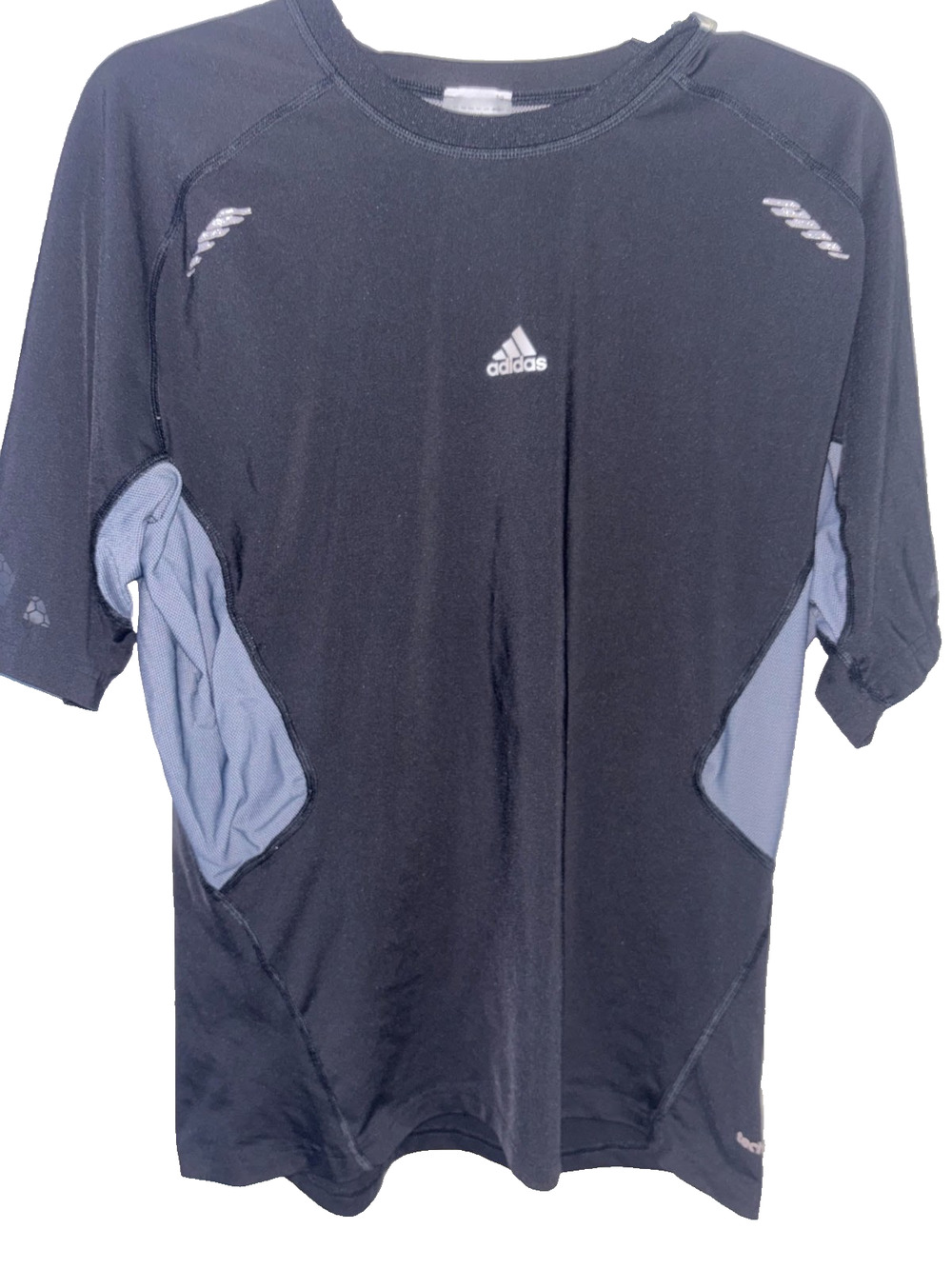 Adidas Techfit Shirt Mens 2XL Black Compression Tech Fit Vent Short Sleeve Tee